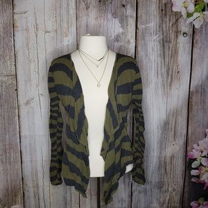 Free People Boho Ruched Cardigan